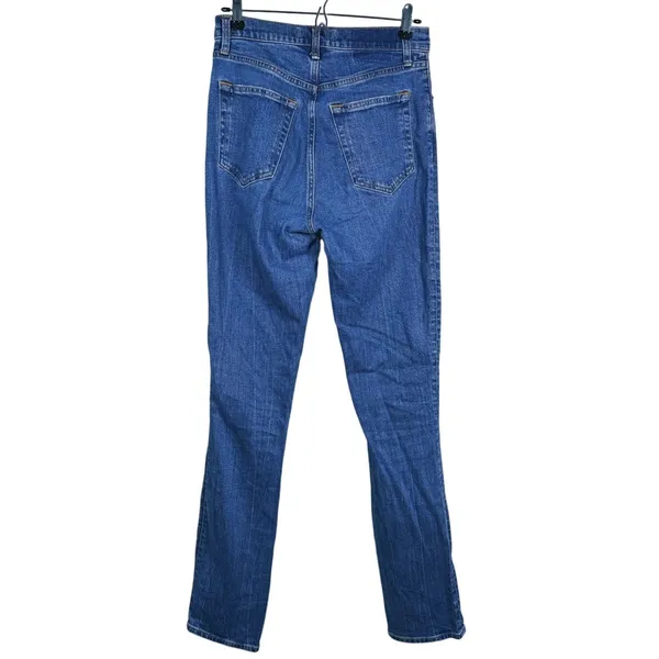 Abercrombie & Fitch 90s Slim Straight Ultra High Rise Jeans Size 27 Tall Blue - Image 3