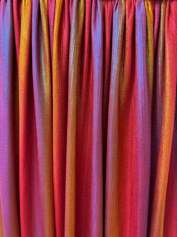 Retrofête Andrea Maxi Dress In Rainbow Red - Image 7