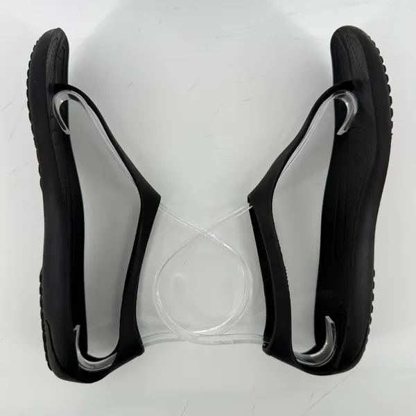 Crocs Sexi Flip Sandal Slip On Black Women 6 Slingback Thong Casual Barefoot - Image 6