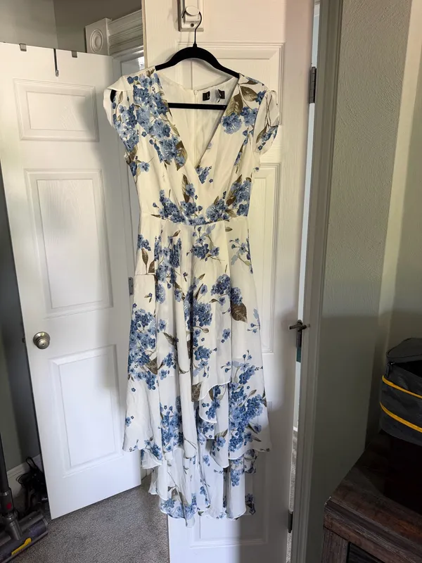 Lulus Floral High-Low Dress - Image 2
