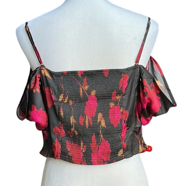 Free People Cassandra Floral Print Top - Image 4