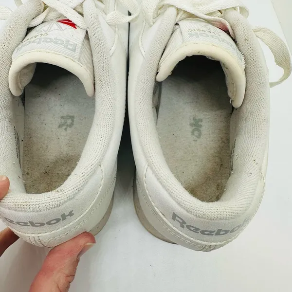 Reebok Women’s White Classic Lace Up Athletic Tennis Shoes Size 6.5 - Image 9