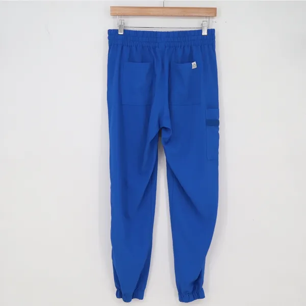 Scrub Pants Women S Zamora Blue Jogger Cargo Pocket Excellent - Image 3