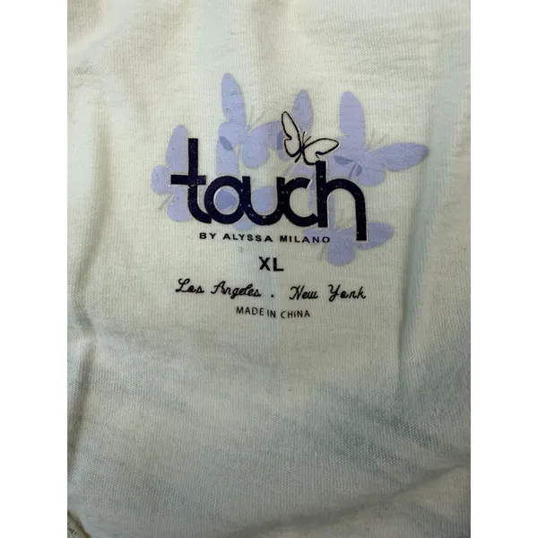 Philadelphia Eagles Touch Alyssa Milano Women’s XL Sweatshirt Shirt NFL Football - Image 2
