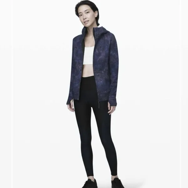 Lululemon Scuba Hoodie Sweatshirt Fleece Polar Lights Blue‎ Size 4 - Image 2