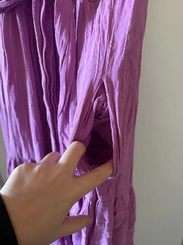 Haute Hippie purple flowy sundress - Image 3
