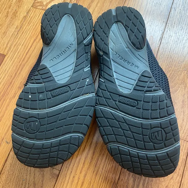 Women's Black Merrell Jungle Moc Slip On Nylon‎ Leather Comfort Shoes Size 6 - Image 4