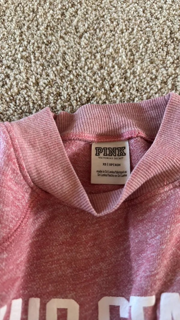 PINK - Victoria's Secret Cropped Ohio State hoodie - Image 3