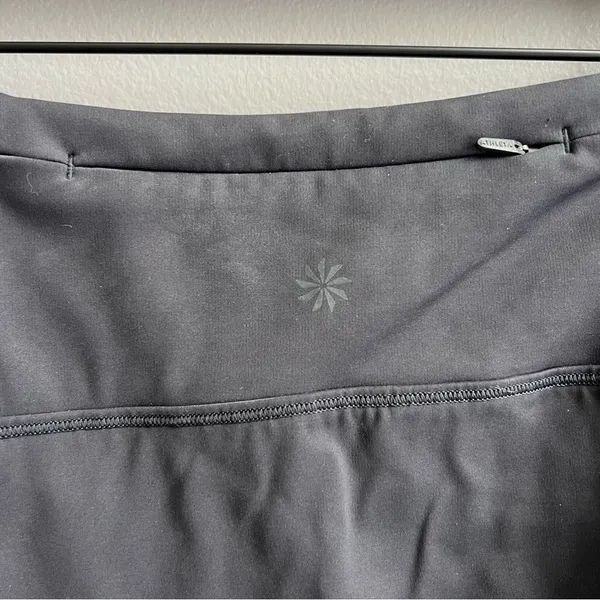 Athleta Match Point Skort Black Tennis Pickleball Golf Active Skirt Size Medium - Image 6