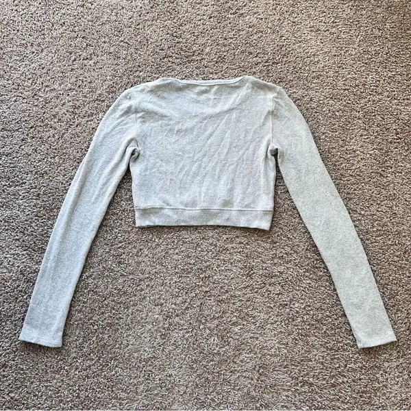 Altar’d State Cropped Long Sleeve Shirt - Image 5