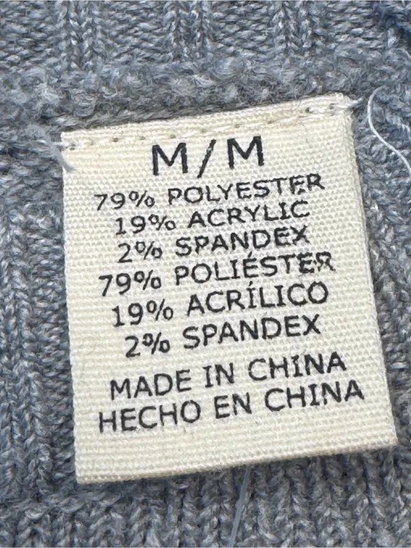 Weatherproof VintageTraditional fairisle raglan crewneck sweater Tweed yarn NWT - Image 7