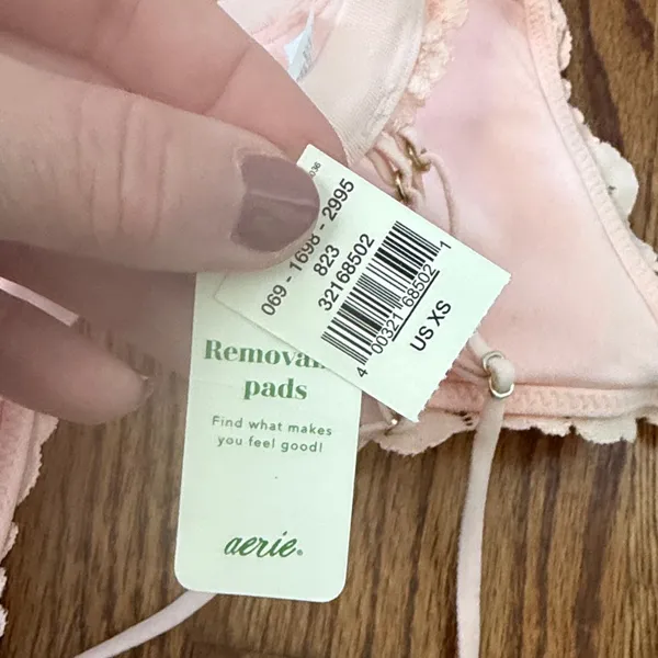 Aerie Lace Bralette in Blush Size XS New with Tags - Image 3