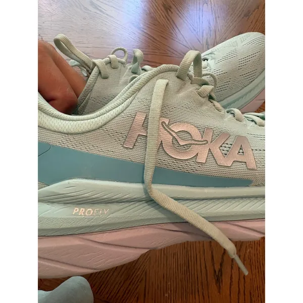 Hoka Mach 4 Running Shoes Womens 9 Blue Glass Seafoam 1113529 BGCS - Image 8
