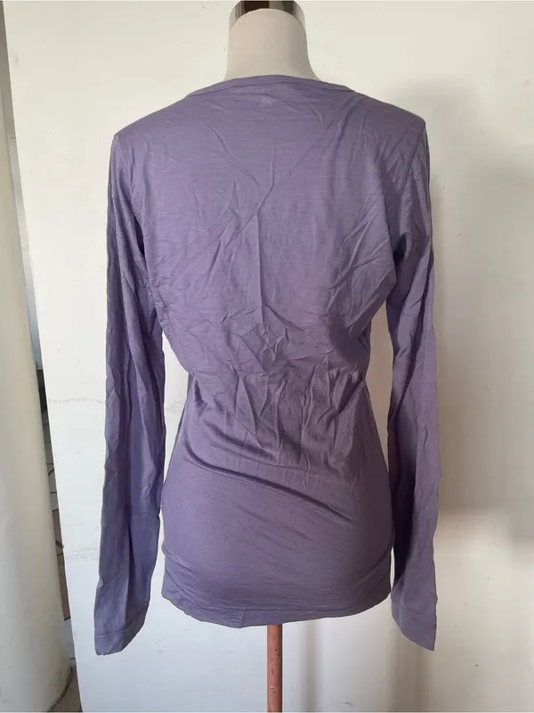 Smartwool Lavender Long Sleeve Crewneck Tee - Image 2