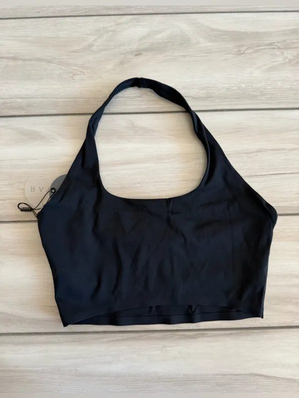 RAYN Halter Crop Top Black Medium NWT - Image 3