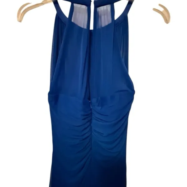 David's Bridal Blue Maxi Dress - Image 6