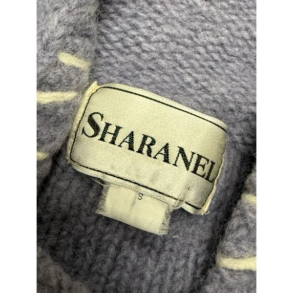 sharanel sweater Small Blue Polar Bear Hood Wool‎ Sweater - Image 8