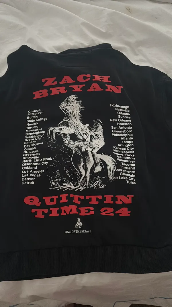 Zach Bryan hoodie Black - Image 2