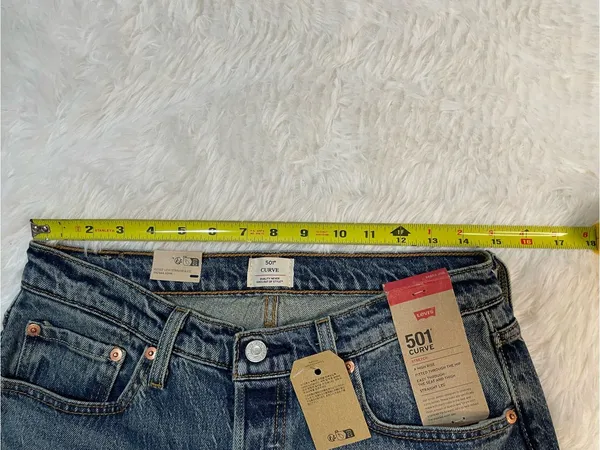 Levi's 501 Relaxed Jeans in Light Blue with Stud Accents - Image 6
