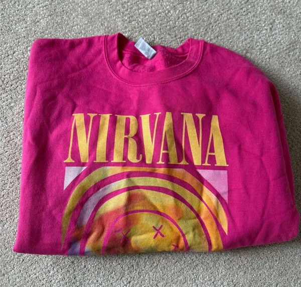 Nirvana Crewneck Pink Size L - Image 2