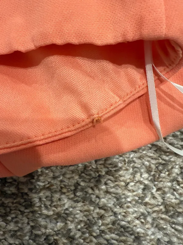 Hello Molly Can’t Stop This Dress Orange- Strapless - Image 6