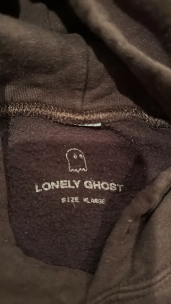 Lonely Ghost Hoodie Text Me When You Get Home - Image 3
