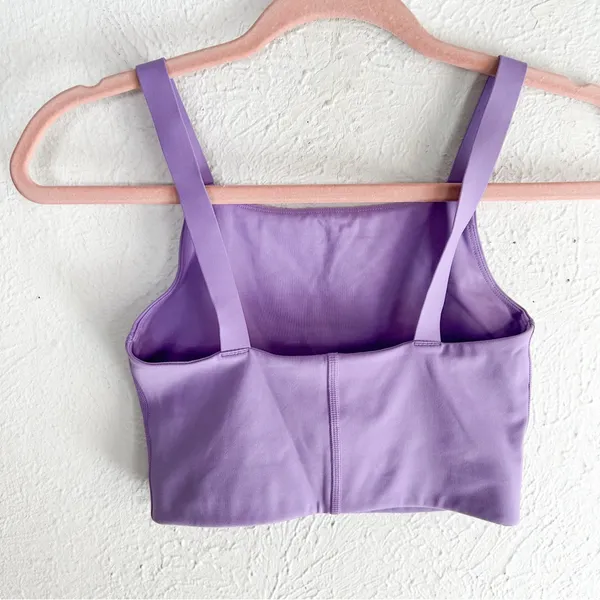 Girlfriend Collective Mia compression sports bralette Lavender Purple XS - Image 4