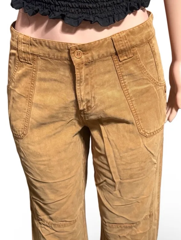 Pulp women's mid-rise butter scotch side panel Tencel bootcut pants 8/M - Image 5