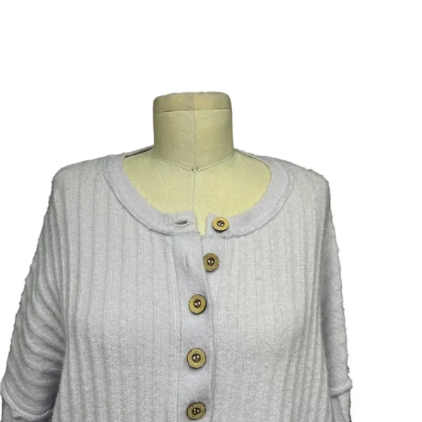 Free People Around‎ the Clock Tunic Sweater Lavender Size Small - Image 6