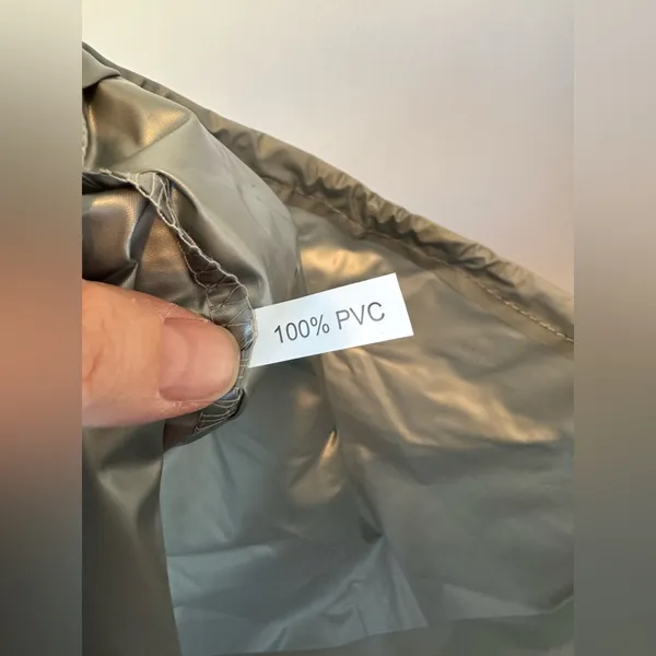 Prada‎ Drawstring Silver PVC Dustbag - Image 2