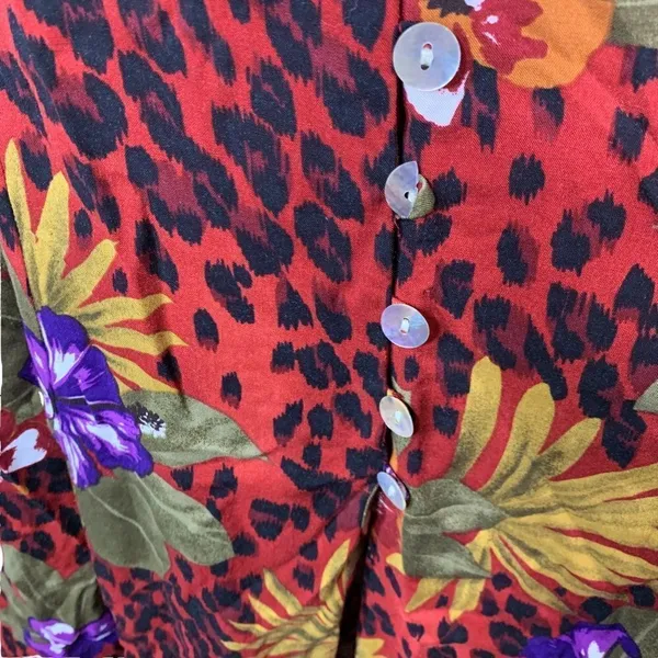 Vintage Scarlett sleeveless button front maxi dress‎ - Image 5