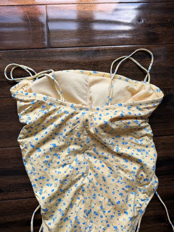 Wild Fable Yellow One-Piece Swimsuit - Image 5