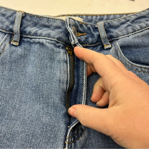 Pacsun Mom Jean Size 26 Womens Denim Blue Five Pockets 90s 80s High Waist‎ *FLAW - Image 10