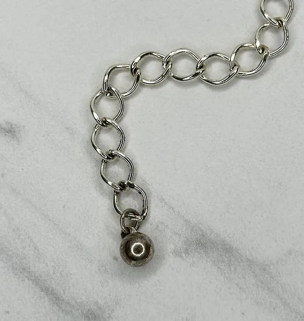 Skinny Silver Gold Chain Link Belt Large XL Two Tone ✨ - Image 11
