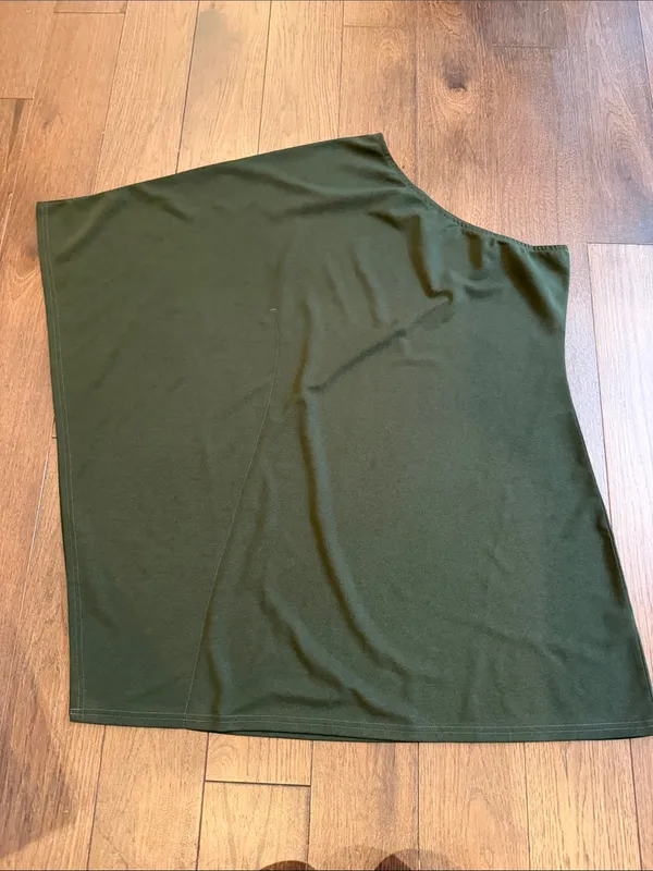 Women’s One-Shoulder Dress in Green Size Small - C67-140 - Image 5