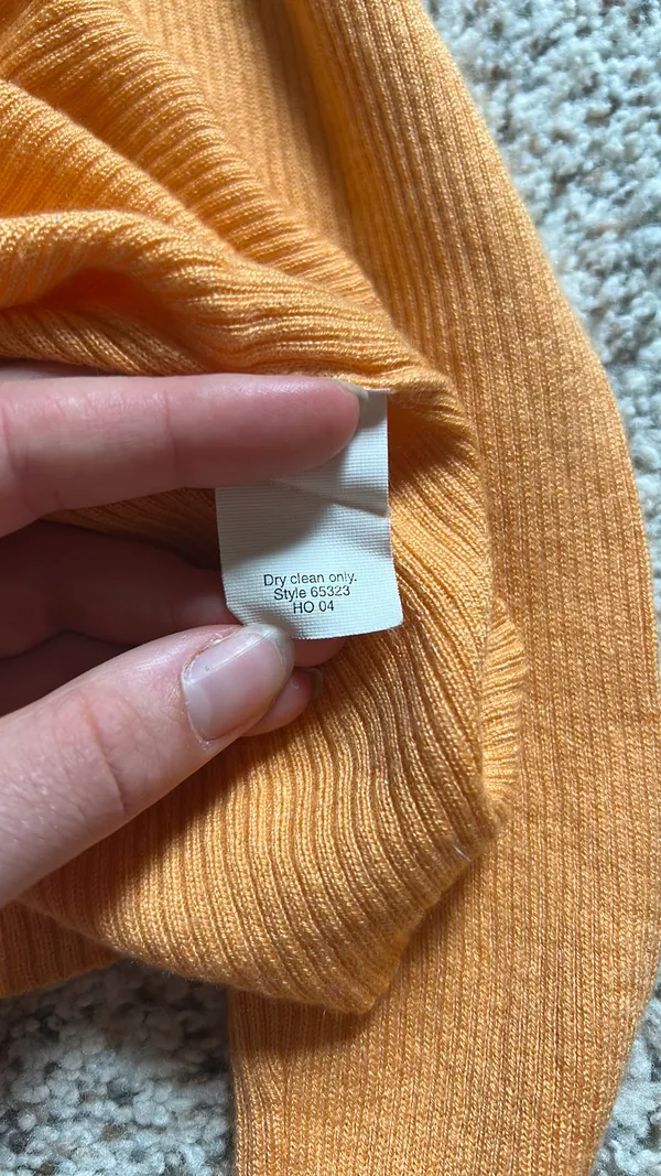 J.Crew Orange Turtleneck Long Sleeve - Image 4