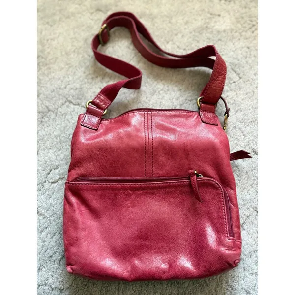 Vintage Fossil Turn Key‎ Closure Purse - Image 4
