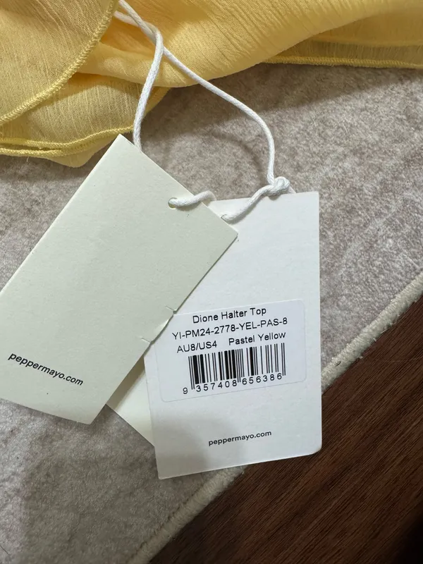 Peppermayo Dione Halter top size small nwt - Image 3