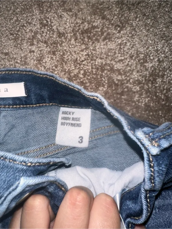 Eunina Distressed High-Rise Jeans Size 3 0153 - Image 3