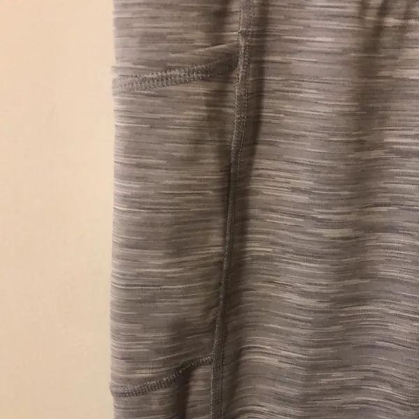 90 Degree by Reflex Women High Waist Yoga Leggings Grey Size Medium - Image 3