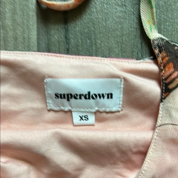 Superdown Blush Butterfly Print Dress - Image 2
