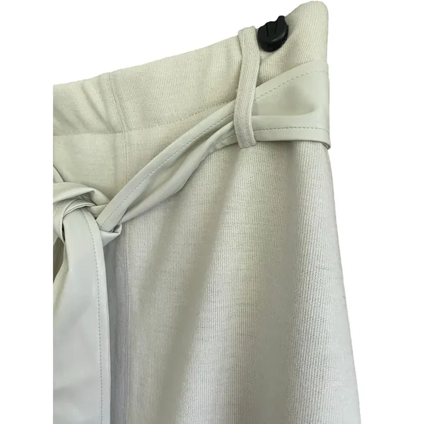 Catherine Malandrino Cream Knit Midi Skirt Size Small - Image 2