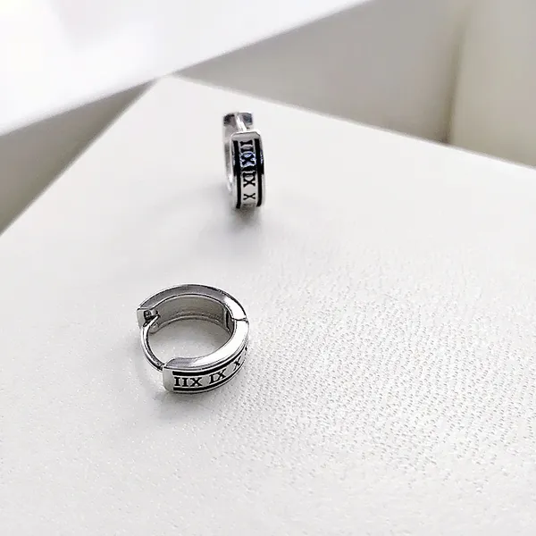 Small Silver Hoop Earrings for Men Women Streetwear Unisex Style - Image 3
