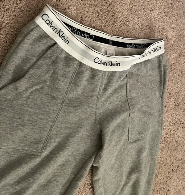 Calvin Klein Grey Joggers - Image 3