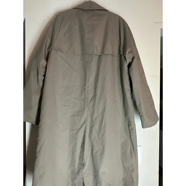 Vintage Rodes Professional Apparel Trench Coat Tan Double Breasted Thinsulate OS - Image 3