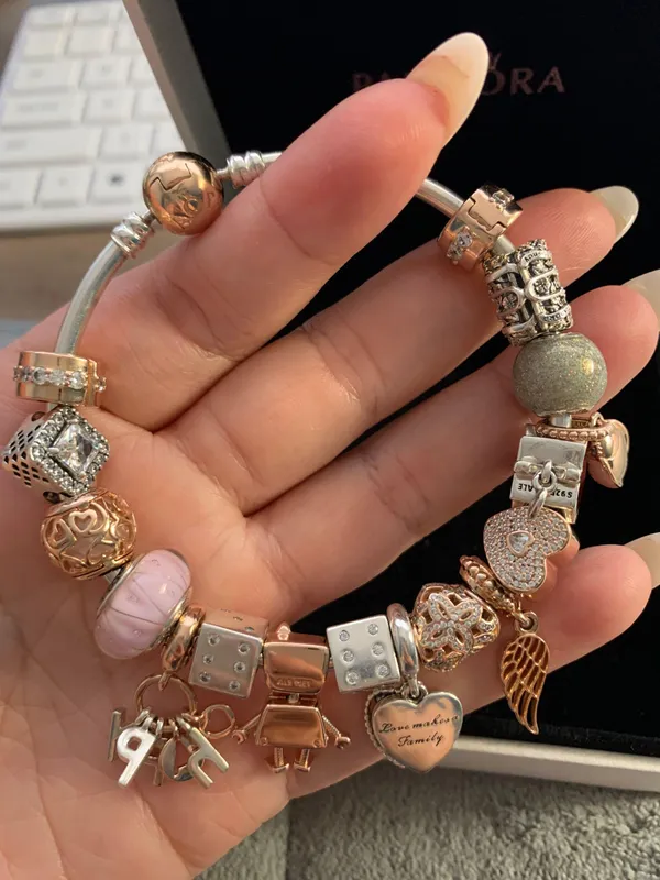 Pandora Bracelet (17 Charms) - Image 5