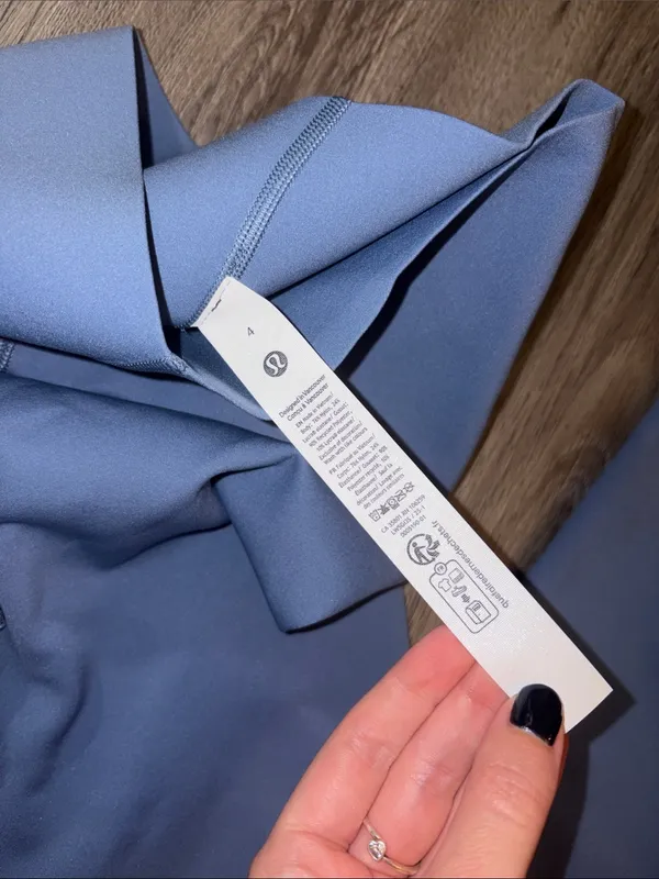 lululemon athletica Glow Up Super High Rise Tight Legging in Wash Denim - Image 2
