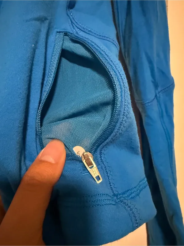 lululemon athletica Bright Blue Full-Zip Jacket - Image 3