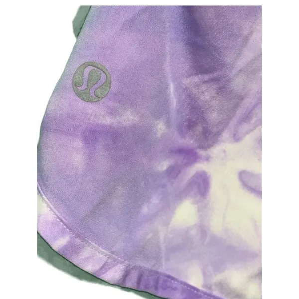 Lululemon Run: Speed Short Purple Tie Dye size 8 - Image 12