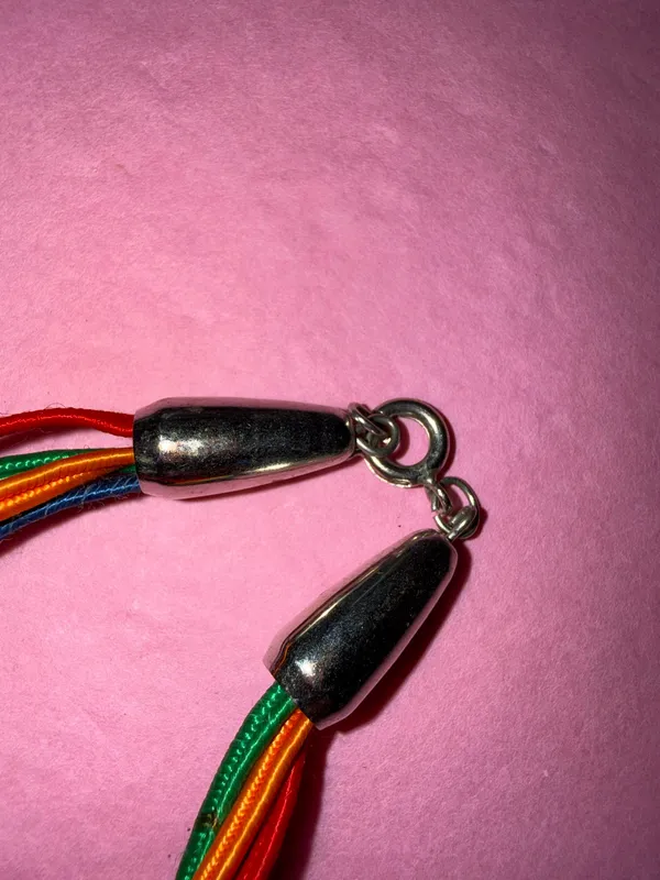 Colorful Moon Necklace Silver - Image 2